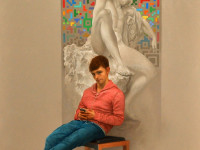Enrique Campuzano, Opus 894. Óleo en tela, 146 x 114 cm., 2014